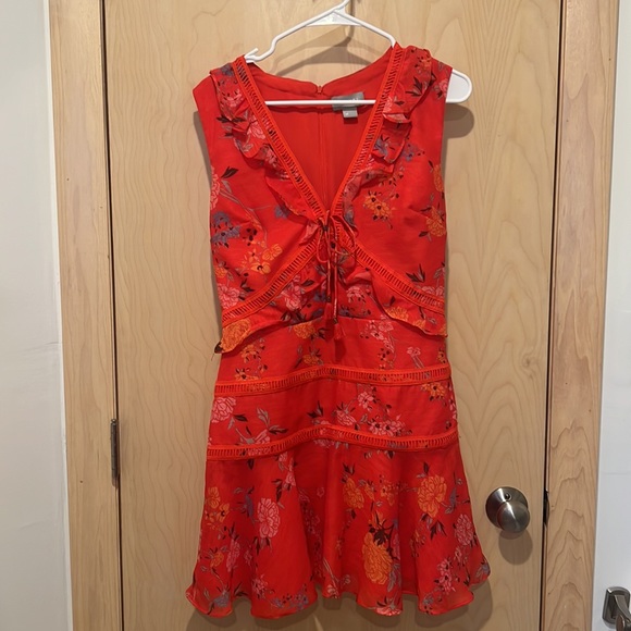 Finders Keepers Flicker Red Dress Womens Medium - Picture 3 of 5
